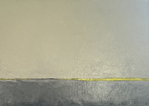 "Yellow Horizon Line" von Viktoria Daneva, Malerei kaufen auf Singulart