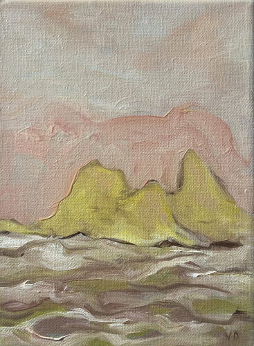 "Pink Dawn" von Viktoria Daneva, Malerei kaufen auf Singulart