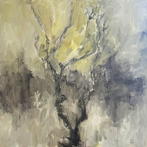 “The Strength of Silence” van Viktoria Daneva, Schilderij te koop op Singulart
