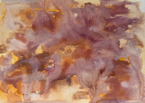 “Echo of Earth” par Viktoria Daneva, Œuvre sur papier en vente sur Singulart