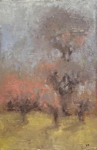 “Silent Landscapes. Autumn Light” von Viktoria Daneva, Malerei kaufen auf Singulart