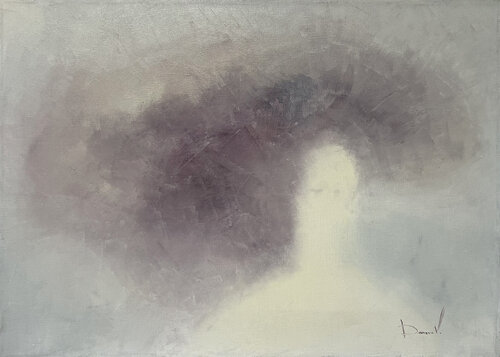 "Subtle Line of Presence" von Viktoria Daneva, Malerei kaufen auf Singulart