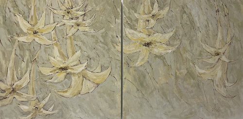 “Quiet Bloom” von Viktoria Daneva, Malerei kaufen auf Singulart