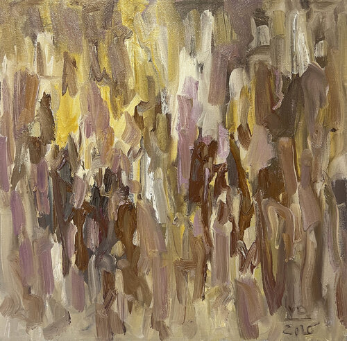 “Golden Echo” de Viktoria Daneva, Pintura a la venta en Singulart