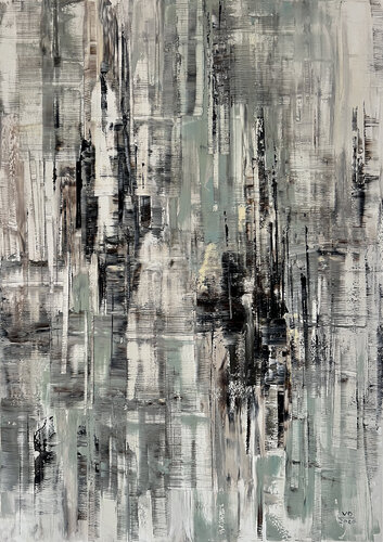 “Traces of Presence. Quiet Layers of Memory” di Viktoria Daneva, Pittura in vendita su Singulart