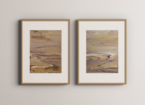 "Golden Shores" de Viktoria Daneva, Pintura a la venta en Singulart
