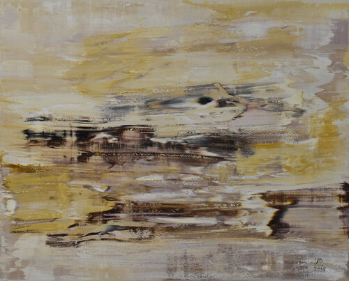 Inner Horizons: "Space Between Light" by Viktoria Daneva, Painting for Sale on Singulart