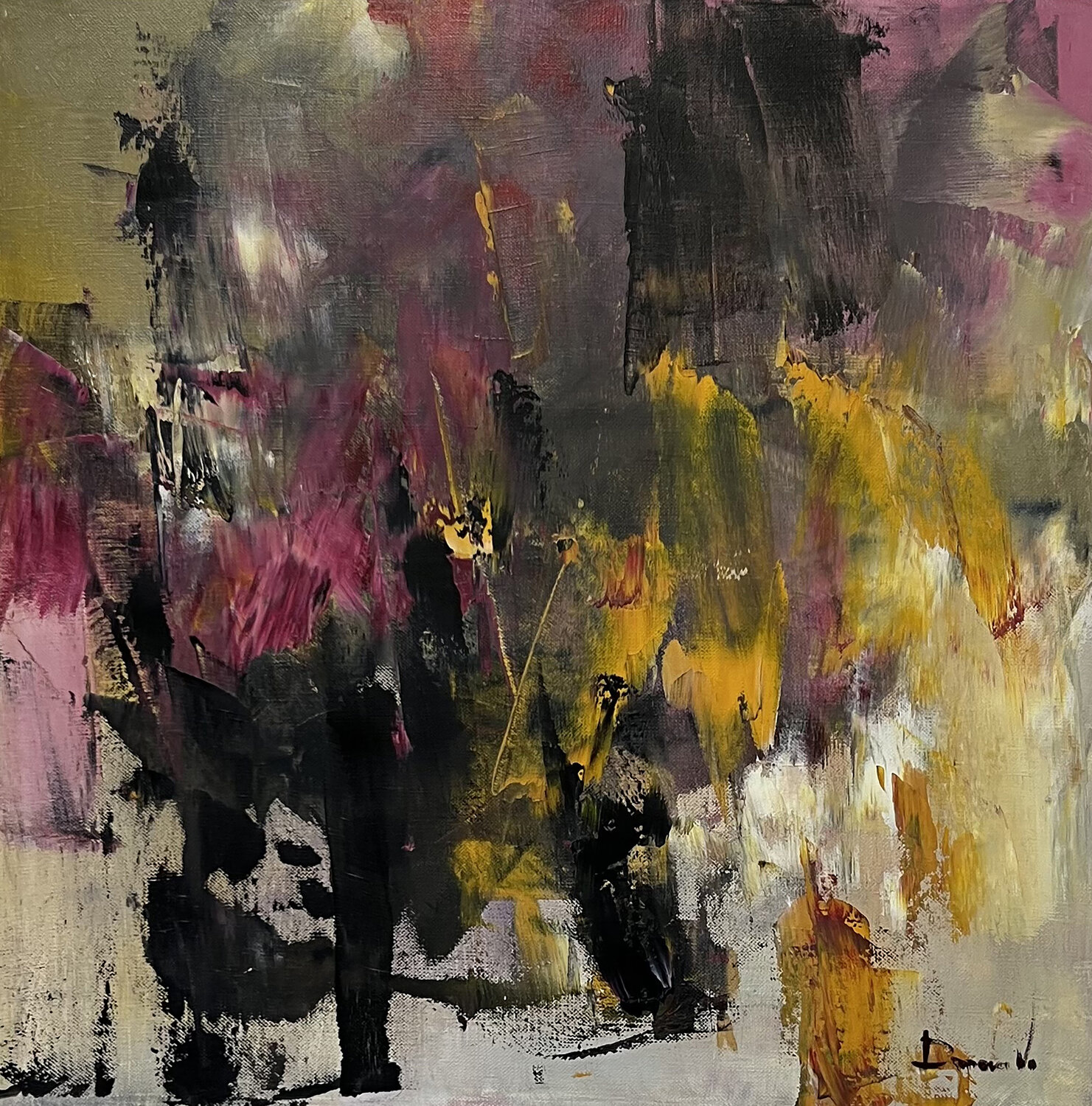 “Fragments of Light. Depth of Shadow” Viktoria Daneva Originalgemälde zu verkaufen