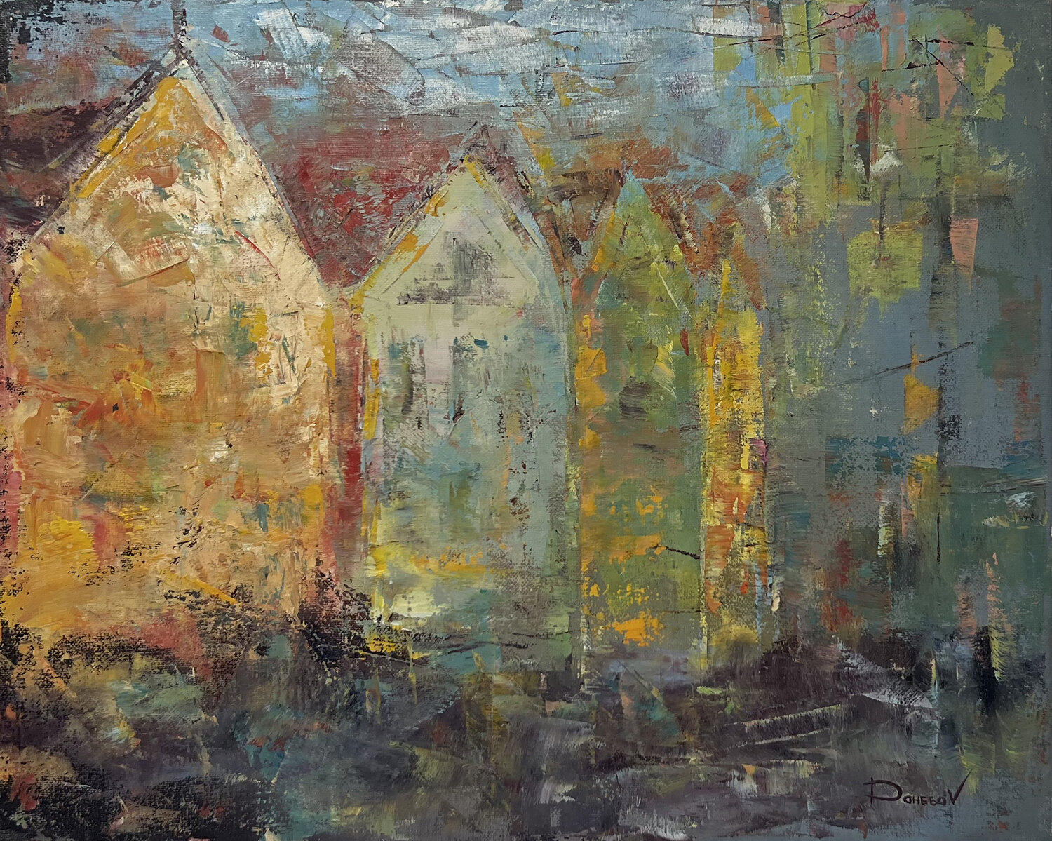 “Houses at Dawn” Viktoria Daneva