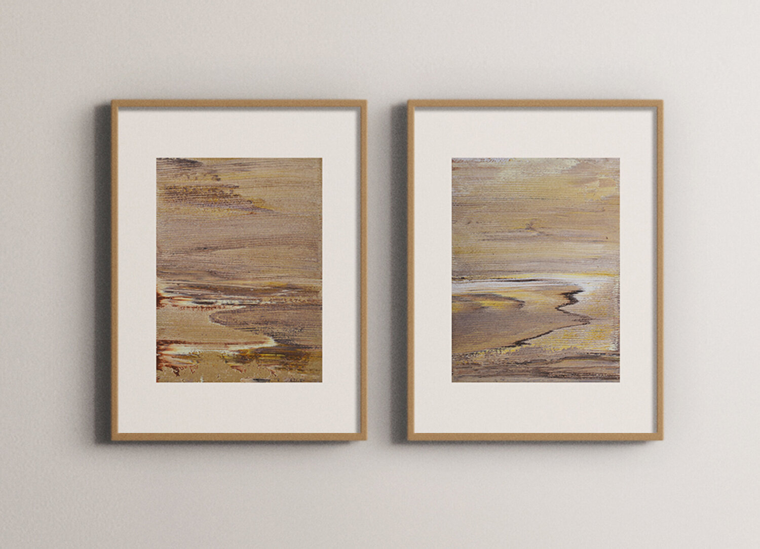 "Golden Shores" Viktoria Daneva Pintura original en venta