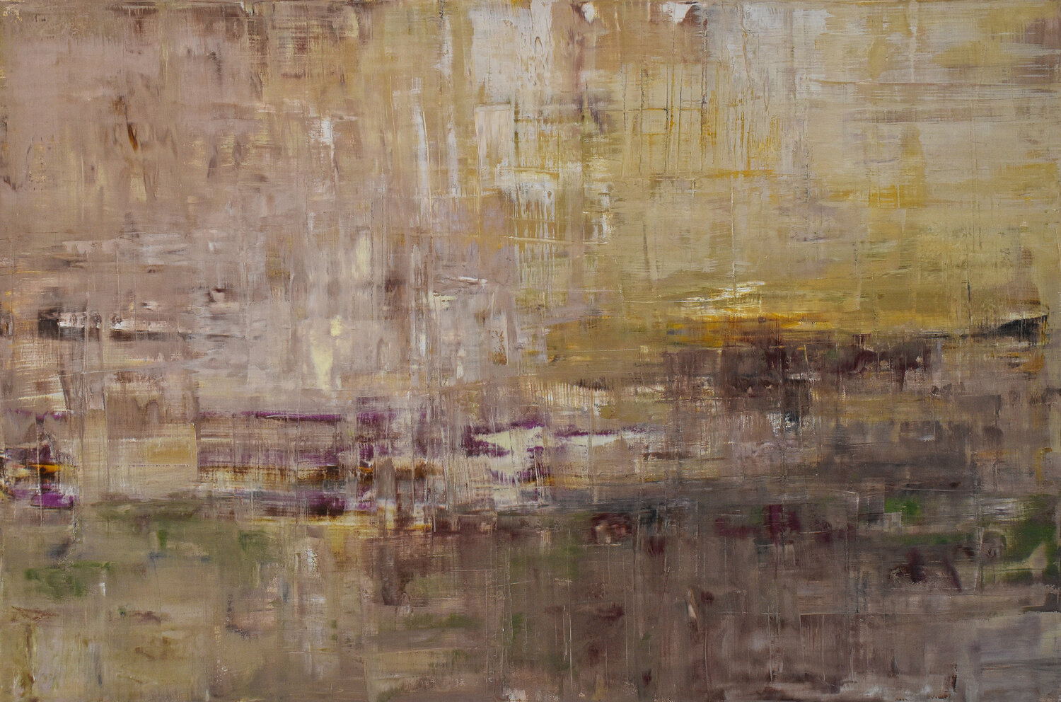 Memory of Spaces: "Echoes of Light" Viktoria Daneva Peinture originale à vendre