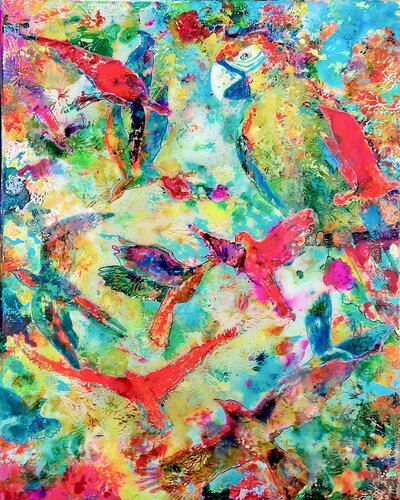 Little wings di Tatiana pietkiewicz, Pittura in vendita su Singulart