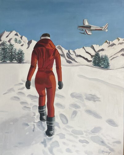 L'altiport de Virginie MONANGE, Pintura a la venta en Singulart