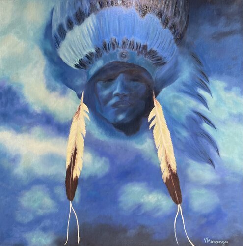 Indian Spirit by Virginie MONANGE, Painting for Sale on Singulart