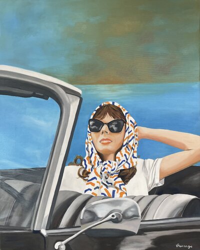 Le foulard by Virginie MONANGE, Painting for Sale on Singulart