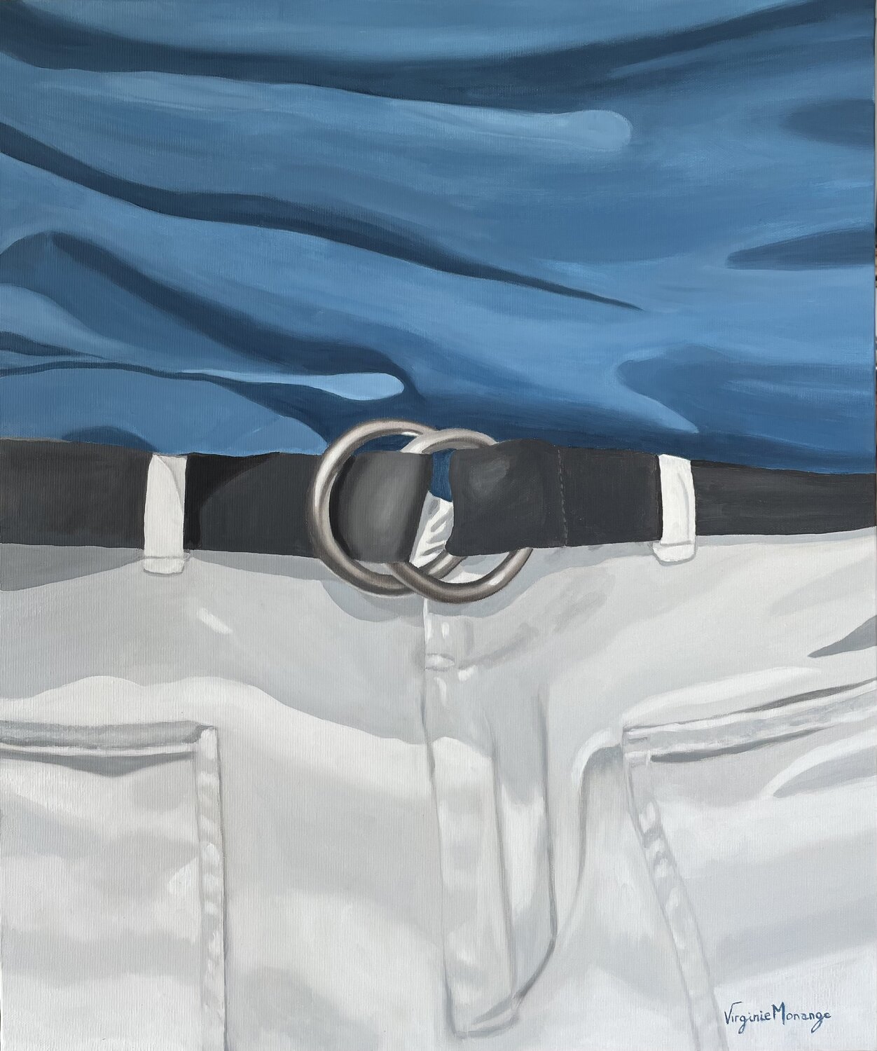 Contour Virginie MONANGE Original painting for sale
