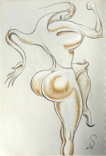 Obus et bombes van Shank ARTE, Tekening te koop op Singulart
