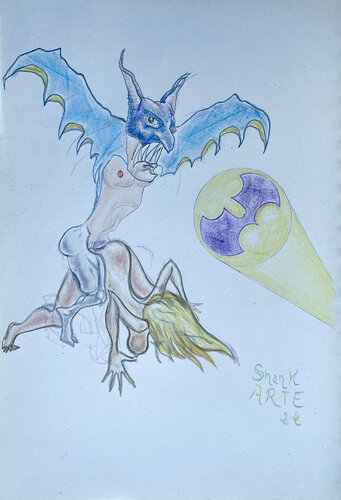 Ze bite signal di Shank ARTE, Disegno in vendita su Singulart