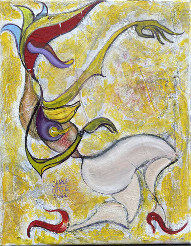 Banana boobs van Shank ARTE, Schilderij te koop op Singulart