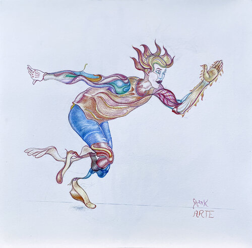 Rising phoenix von Shank ARTE, Zeichnungen kaufen auf Singulart