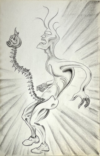 C'est juste dans la tête ! von Shank ARTE, Zeichnungen kaufen auf Singulart