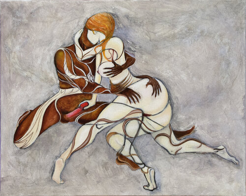 Baiser by Shank ARTE, Painting for Sale on Singulart