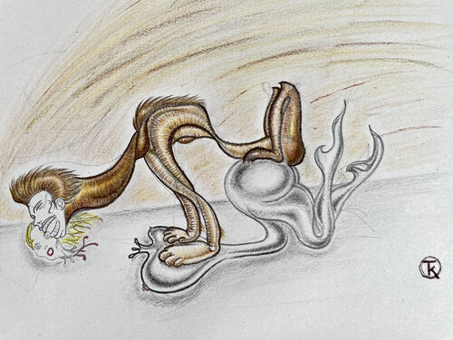 A croquer (rouge à lèvres) by Shank ARTE, Drawing for Sale on Singulart