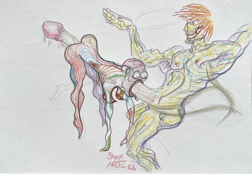 Bouche bée by Shank ARTE, 소묘 for Sale on Singulart