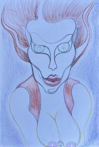 Dans les yeux de Shank ARTE, Dibujo a la venta en Singulart
