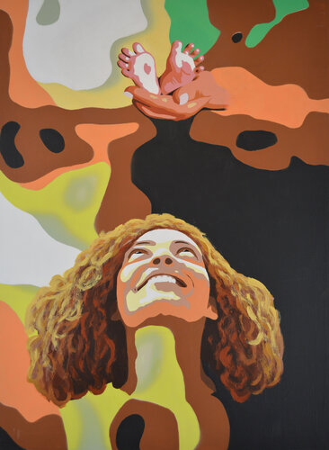 Baby feets van jorgen folkersen, Schilderij te koop op Singulart