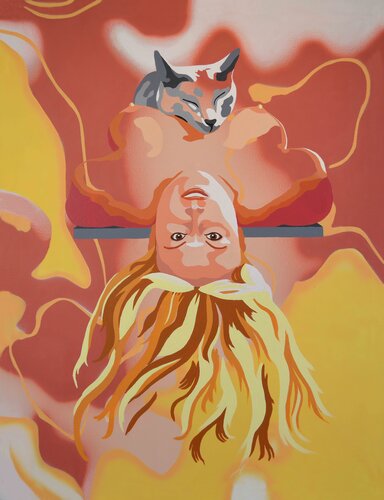 Pussycat di jorgen folkersen, Pittura in vendita su Singulart