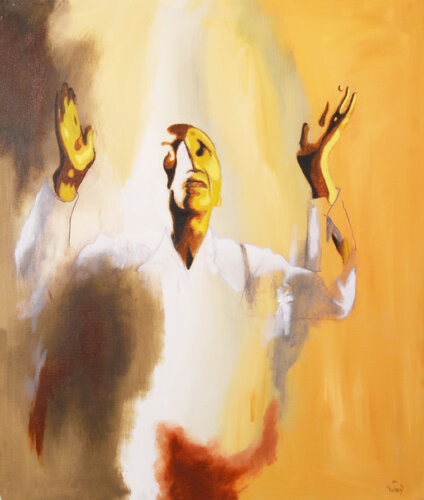 Call to the sky by jorgen folkersen, Painting for Sale on Singulart