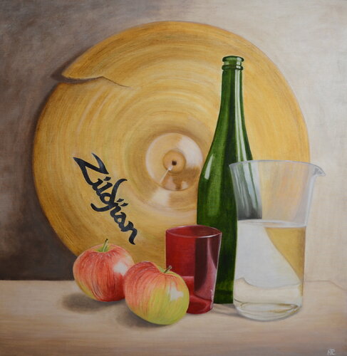 Drum crash e mele von Maria Teresa Cristini, Malerei kaufen auf Singulart