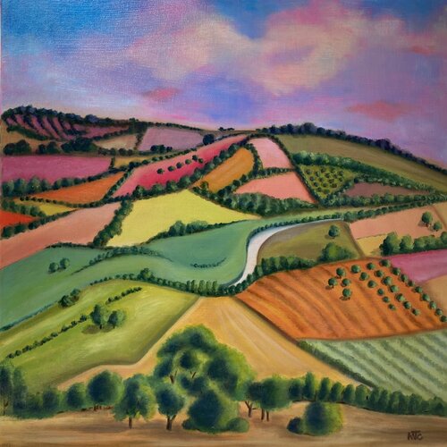 La stradina von Maria Teresa Cristini, Malerei kaufen auf Singulart