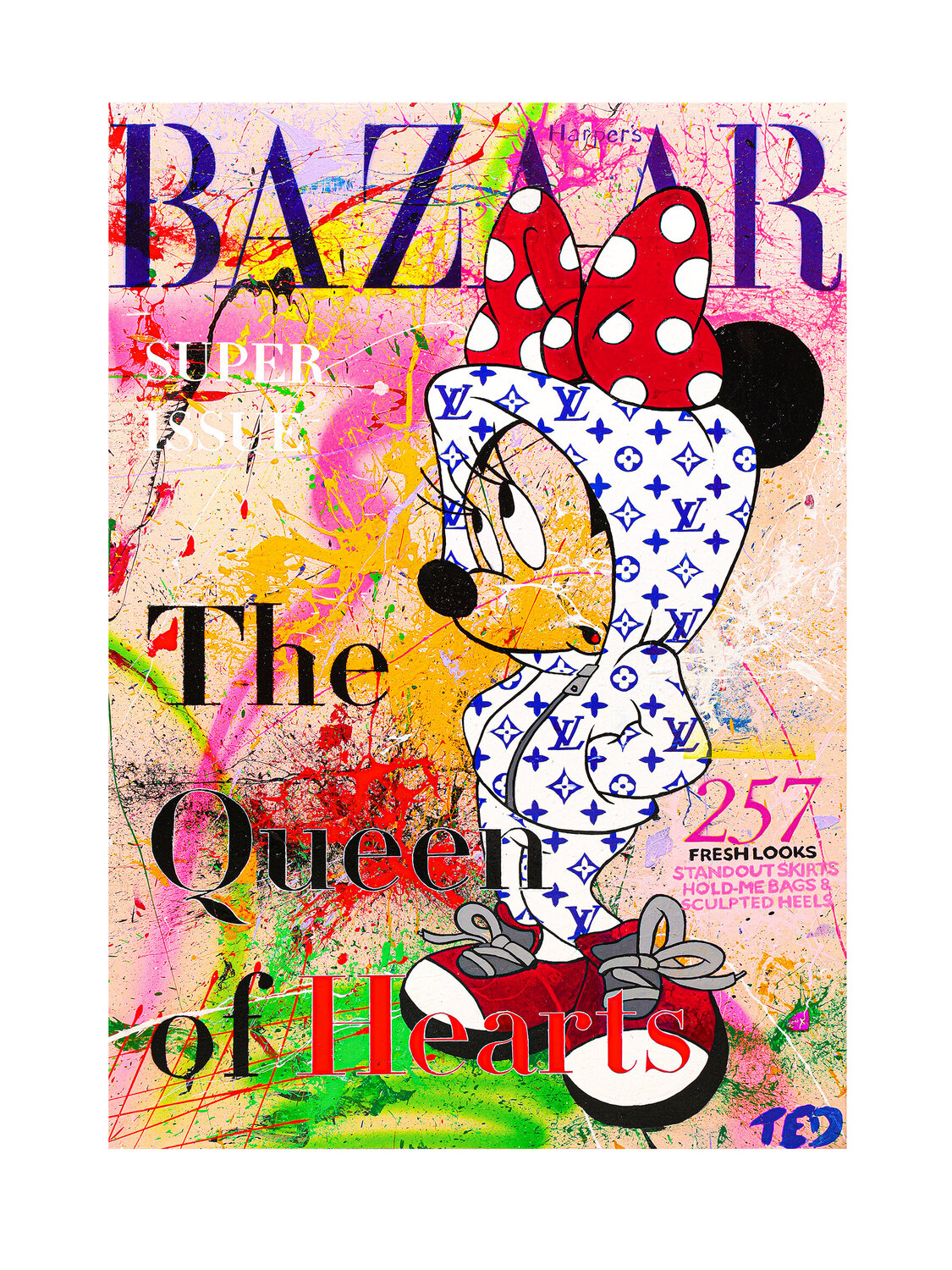 "Queen of Hearts" Elias Neuhann Stampa in vendita