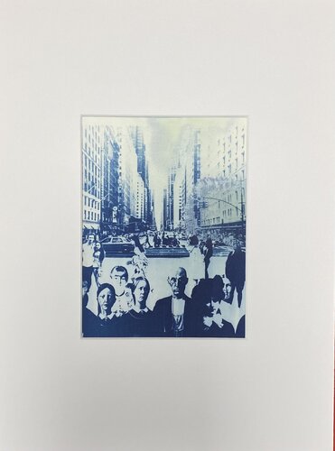 Tant de monde est passé par là: cyantotype de Catherine Zivi van Catherine Zivi, Werk op papier te koop op Singulart