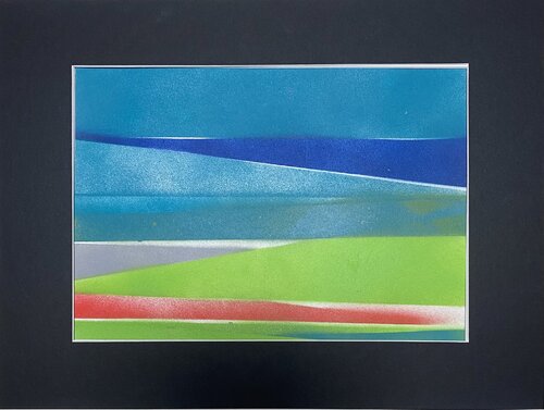 Paysage coloré van Catherine Zivi, Schilderij te koop op Singulart