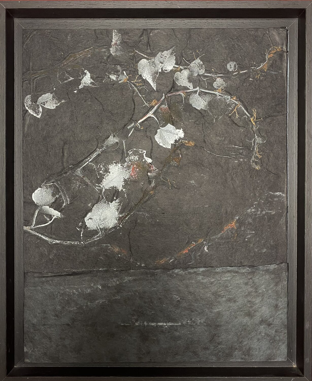 Paysage marin en noir et blanc Catherine Zivi Werk auf Papier zu verkaufen
