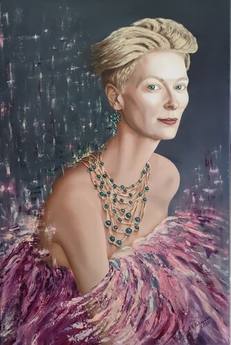 Tilda Swinton by Valerija Govorova, Painting for Sale on Singulart