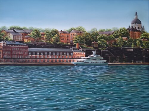 Stockholm by Valerija Govorova, Painting for Sale on Singulart