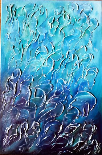 Four Elements. Water by Valerija Govorova, Painting for Sale on Singulart
