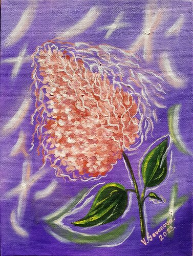 Shining of Rose Lilac by Valerija Govorova, Painting for Sale on Singulart