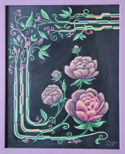 Flowers by Valerija Govorova, Painting for Sale on Singulart