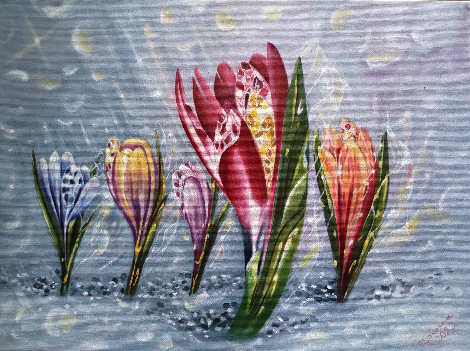 Shining of Crocuses Valerija Govorova