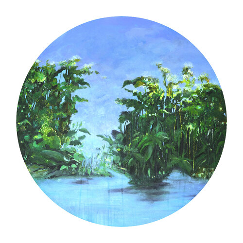 Blue Sky Passage de Johanna Lisa, Pintura a la venta en Singulart