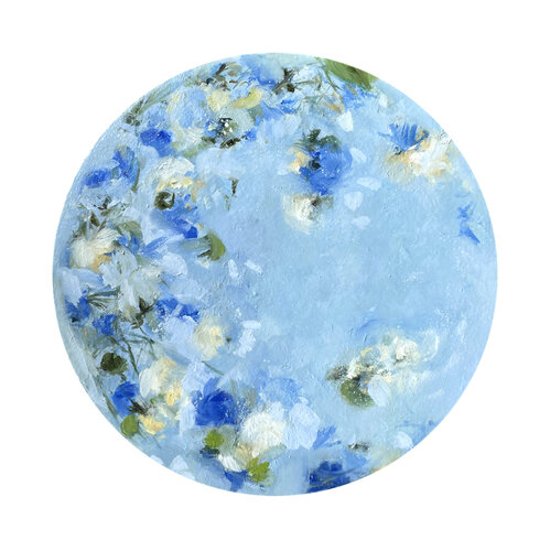 Floral Moon 4 de Johanna Lisa, Pintura a la venta en Singulart