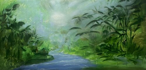 JUNGLE by Johanna Lisa, Painting for Sale on Singulart