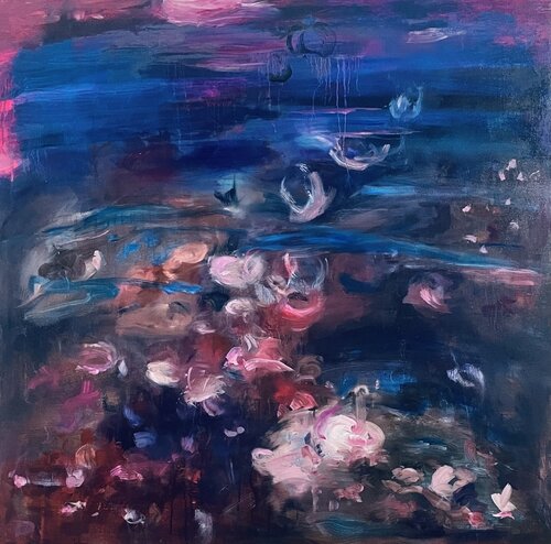 Feux de Rose de Johanna Lisa, Pintura a la venta en Singulart