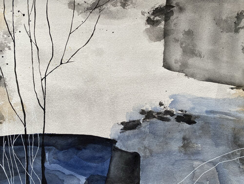 Twilight Serenity by Ana Ozz, Work on Paper for Sale on Singulart
