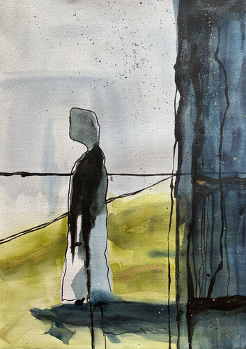 Reflections on the self di Ana Ozz, Opera su carta in vendita su Singulart
